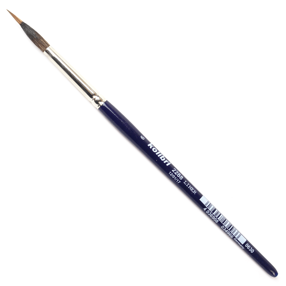 Pincel Profissional Para Aquarela Kolibri 2288 06